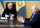 Ider Peretti visitó a Acastello y sigue su posicionamiento para ser candidato en Morteros