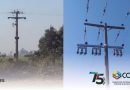 Personal de redes de la Cooperativa realiza mantenimiento en Zona Rural Oeste