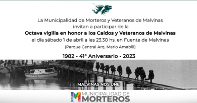 Morteros: Jorge Carabajal actuará en la 8° vigilia en honor a los Caídos y Veteranos de Malvinas