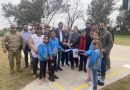 Inauguraron el playón deportivo «Hugo Reyna» de la Escuela Rural Manuel Belgrano