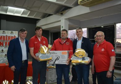 Bomberos de Brinkmann y 18 cuarteles sumaron elementos de protección