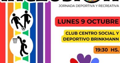 Brinkmann se prepara para la Jornada Deportiva y Recreativa «Caminando hacia la Inclusión»