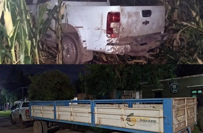Encontraron en Frontera una camioneta robada en Porteña