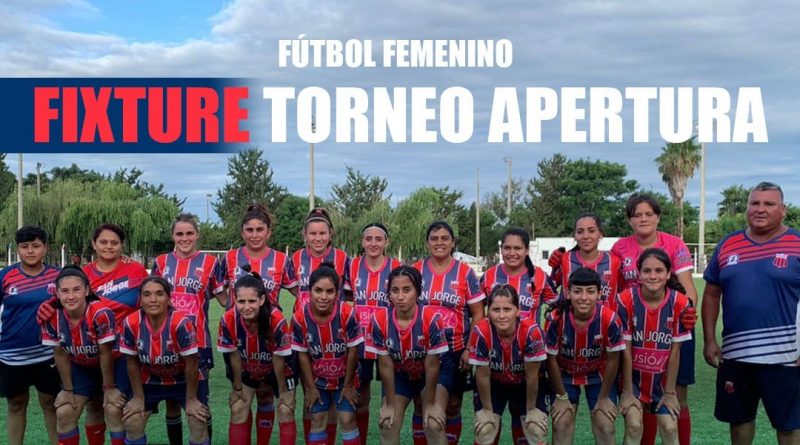 Fútbol/Femenino: Ya está el Fixture del Torneo Apertura