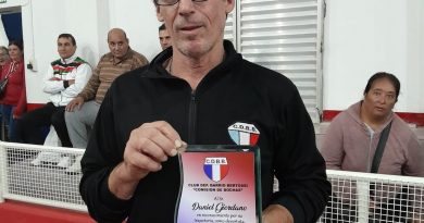 Club Bertossi realizó su torneo anual y reconoció a Daniel Giordano