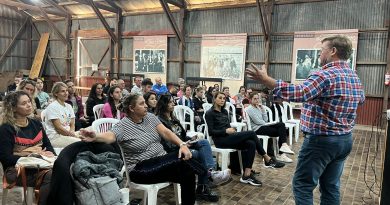 Se realizó una reunión zonal de educación física con el inspector Cardetti