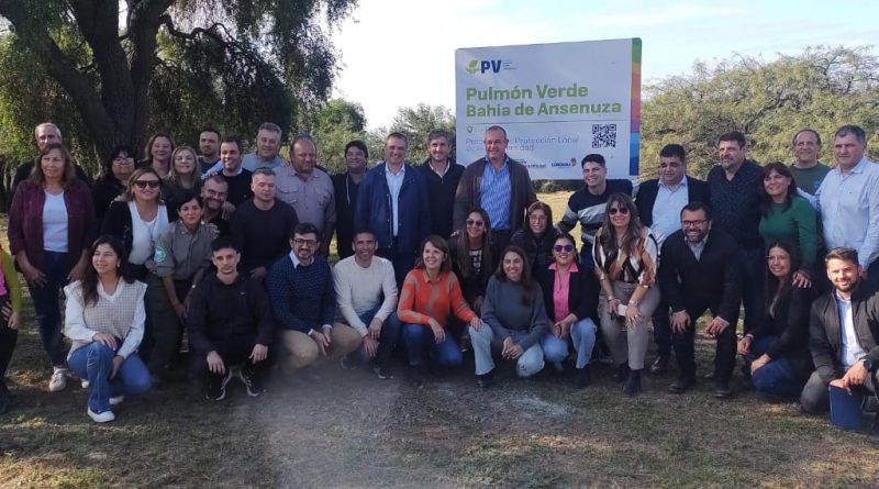 Se inauguró el Pulmón Verde Bahía de Ansenuza en La Para