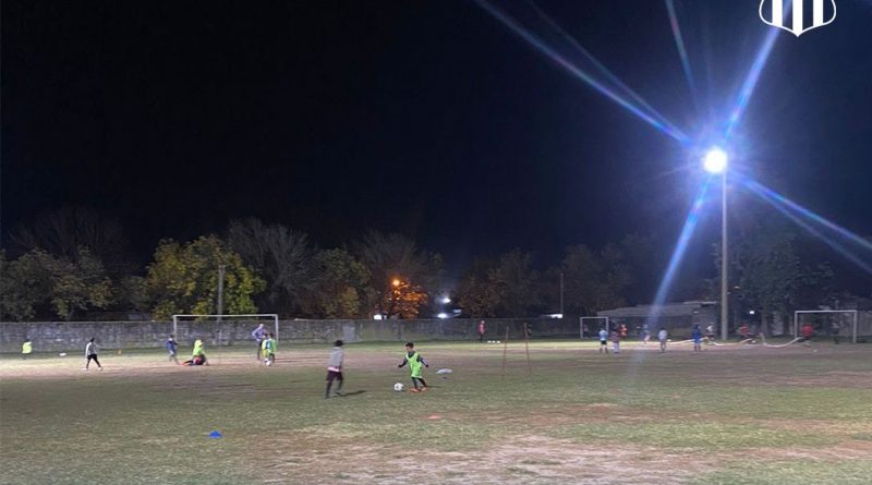 San Jorge puso luz Led en «La Tapialada»