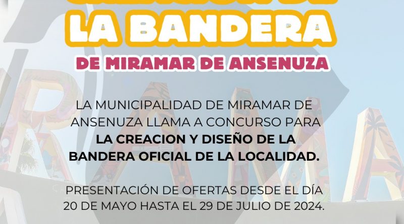 Camino al Centenario, lanzaron  Concurso para crear la Bandera de Miramar de Ansenuza