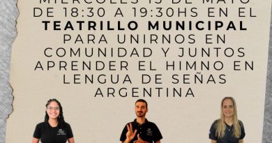 Centro Crecer invita a aprender el Himno Nacional Argentino en lenguaje de señas