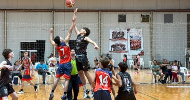 El clásico de básquet continuó en el poli de Centro