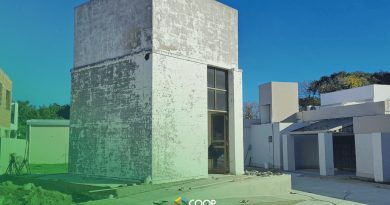 La Cooperativa avanza con obras de mejoras en patio interno de Salas Velatorias