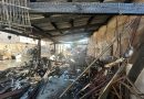 Bomberos Voluntarios sofocaron incendio en un taller por calle Falucho