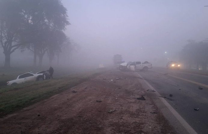 Un joven murió en un choque de camionetas en jurisdicción de Suardi