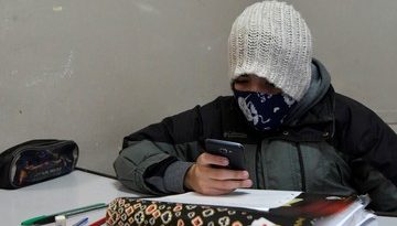 Por el frío, el Ministerio de Educación de Córdoba no computará las faltas este lunes