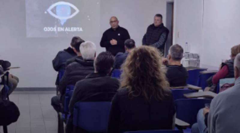 Presentaron el programa “Ojos en alerta” al sector comercial de Morteros