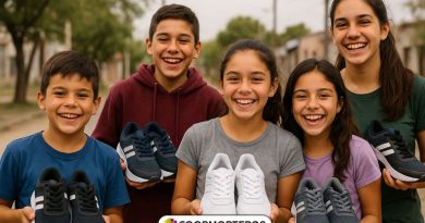Coopmorteros entregó  54 Becas de Zapatillas a Estudiantes de 27 cooperativas escolares de Morteros y Zona Rural.