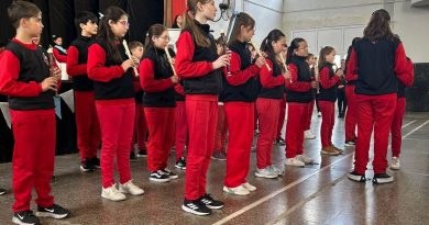 Alumnos de 4* grado del Instituto Sarmiento hicieron su promesa a la bandera