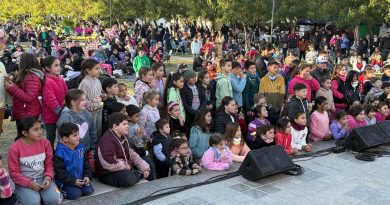 San Juan Bautista – Chicos y grandes disfrutaron el día libre en el Parque Central