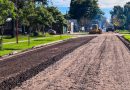Avanza el mejoramiento de calles en Porteña: se completaron 2700 m de ripio y continúan las obras