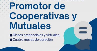 Balnearia sede de un nuevo Trayecto de Formación Profesional en Cooperativas y Mutuales