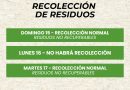 Servicios Municipales y en la Cooperativa en el fin de semana largo