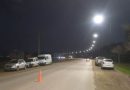 Morteros: inauguraron nueva iluminación en el ingreso sur