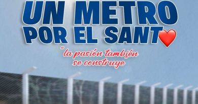 La pasión también se construye – Campaña «un metro por el santo»