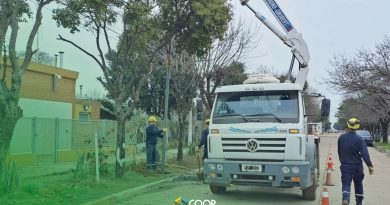 CoopBrinkmann inició Plan de renovación y reordenamiento del alumbrado público