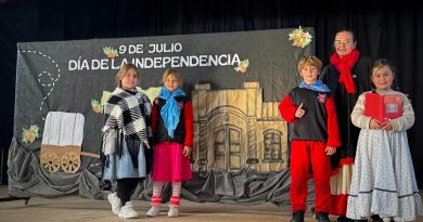 Niveles inicial y primario del Instituto Sarmiento celebraron el Día de la Independencia