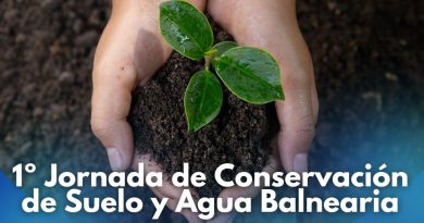 Se viene la 1° Jornada de Conservación de Suelo y Agua en Balnearia