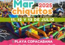 Más de 40 inflables en el «Mar chiquitos 2025»