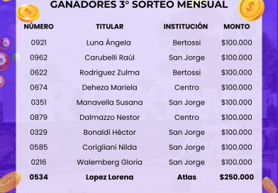 Lorena López ganó el 3* sorteo mensual de la «Rifa de la Ciudad»