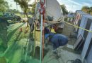La Cooperativa trabaja en el mantenimiento de cloacas