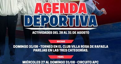 Agenda deportiva de Club San Jorge