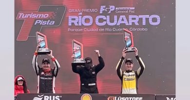 Turismo Pista/Clase 2: Podio para el brinkmanense Franco Nazzi en Río Cuarto