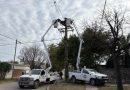 CoopMorteros realiza importante obra eléctrica para mejorar la red de la ciudad