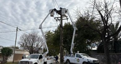 CoopMorteros realiza importante obra eléctrica para mejorar la red de la ciudad