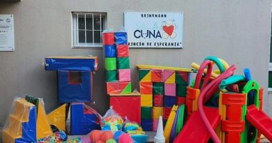 Sala Cuna “Rincón de Esperanza” compró elementos con recaudación del chocolate tómbola
