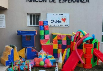 Sala Cuna “Rincón de Esperanza” compró elementos con recaudación del chocolate tómbola