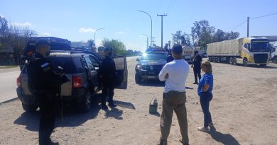 Freyre: FPA detuvo a dos personas y secuestró un arma de fuego