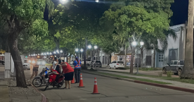 Operativo vehicular en Morteros: secuestran ocho motos