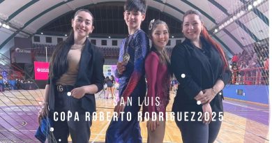 Patinadores de Club Bertossi se lucieron en el Nacional en San Luis