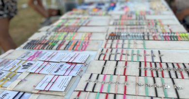 Paseo de Artesanos y Emprendedores en la Plaza San Martín de Morteros