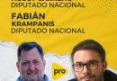 🔊  Fabián Krampanis pidió el apoyo al candidato del PRO que “defiende el federalismo y la coherencia sin ser furgón de cola de LLA”