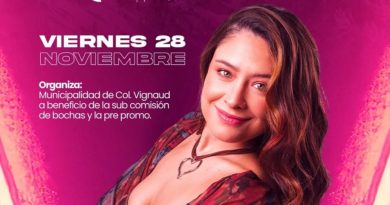 Valentina Márquez se presentará en Colonia Vignaud