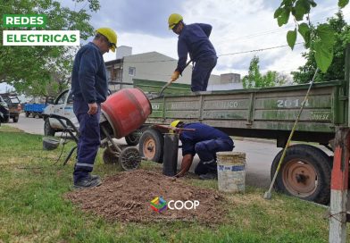La Cooperativa avanza con el plan de colocación de luminarias LED en la ciudad