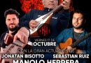 Manolo Herrera, Jonatan Bisotto y Seba Ruíz en la «Peña del Negro Producciones»