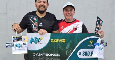 Buenos resultados para padel de Centro en la última fecha  – RESUMEN ROJINEGRO DEL FINDE…