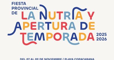 Jean Carlos cerrará la «Fiesta Provincial de la Nutria» y Lanzamiento del Verano 25/26 en Miramar